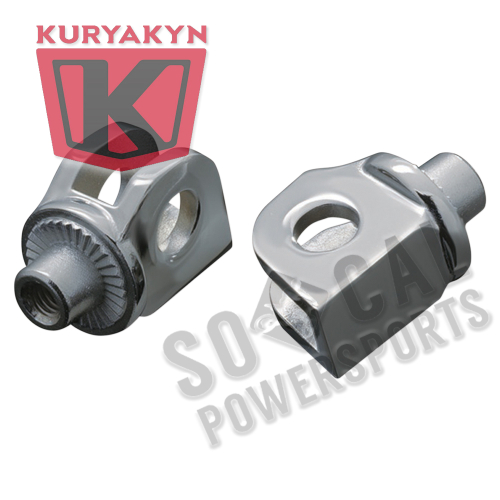 Kuryakyn - Kuryakyn Splined Adapter Mounts - 8808