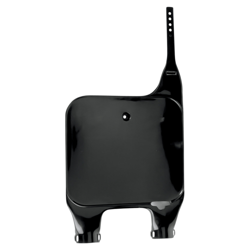UFO Plastics - UFO Plastics Front Number Plate (Inverted Fork) - Black - HO02629001