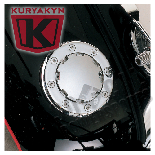 Kuryakyn - Kuryakyn Non-Vented Flush Mount Gas Cap - Left Hand Thread - 8310