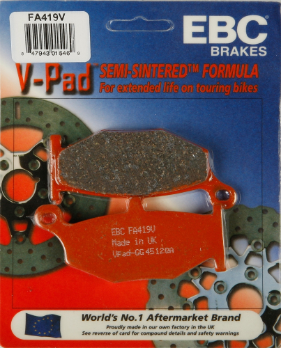 EBC - EBC Semi-Sintered V Brake Pads - FA419V