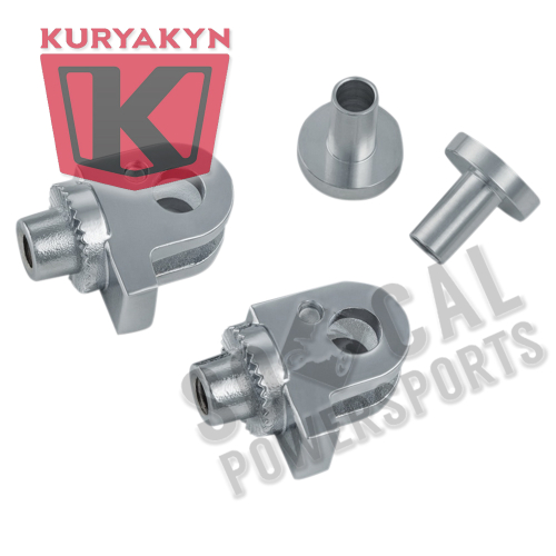 Kuryakyn - Kuryakyn Splined Footpeg Adapters - 8841
