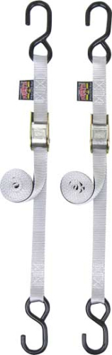Powertye - Powertye 1in. Standard Tie-Downs - Silver - 22264