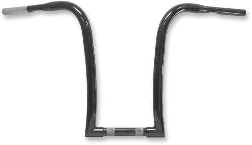 LA Choppers - LA Choppers 1 1/4in. Nice Curves Ape Hanger Handlebar - 16in. Ape - Black - LA-7341-16B