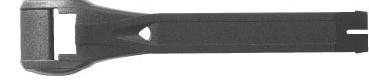 Gaerne - Gaerne Boot Strap - Black - Long - 4645-001