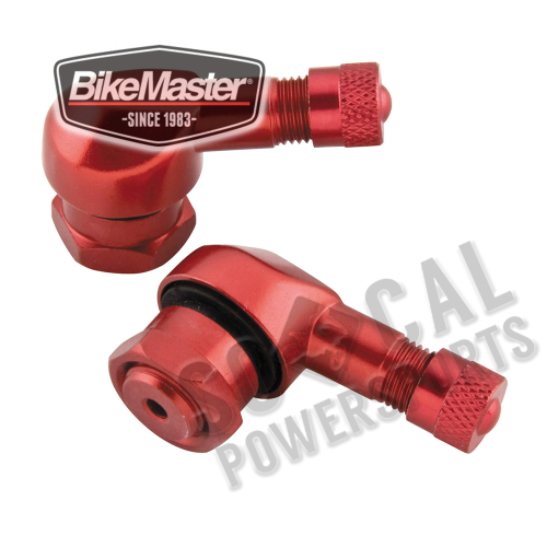 BikeMaster - BikeMaster Valve Stem - Red - 151791