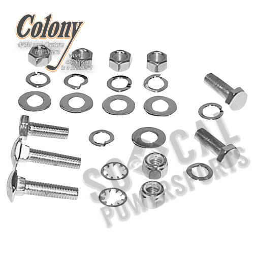 Colony - Colony Transmission Mounting Kits - Chrome - 9420-21