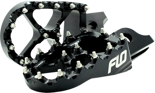 Flo Motorsports - Flo Motorsports Pro Series Foot Pegs - Black - FPEG-793-2BLK