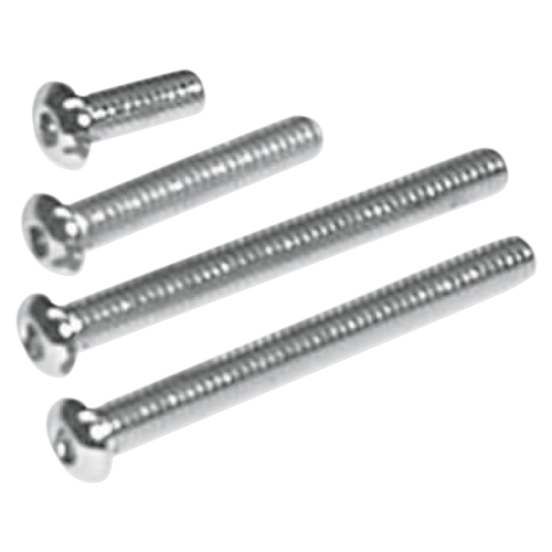 Colony - Colony Dash Screw Kit - Button Head Style - Chrome - 8775-4