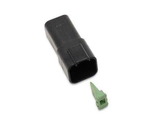 Namz - Namz Deutsch Receptacle - 6-Pin - Black - DR-6B