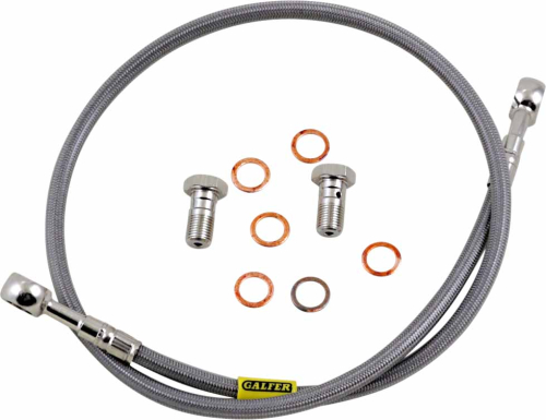 Galfer Brakes - Galfer Brakes Stainless Steel Rear Hydraulic Brake Line Kit - FK003D280R