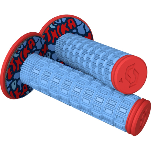 Scott USA - Scott USA Ethika Grips - Mellow Blue/Red - 422081-1105222