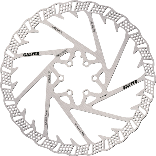 Galfer Brakes - Galfer Brakes Shark Fixed Rotors for E-Bike - 203mm x 2mm - DB024W