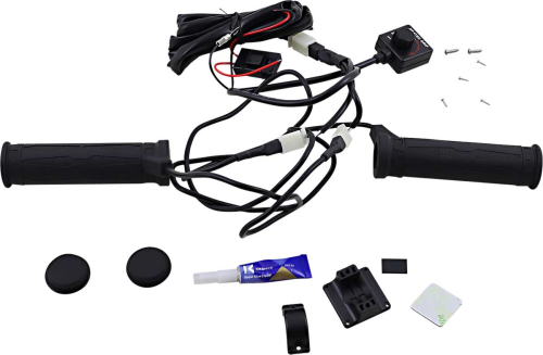 Koso North America - Koso North America Heated Grips with Muliti-Adjustment Switch for ATV or Snowmobile - AM10710F
