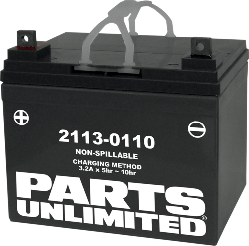 Parts Unlimited - Parts Unlimited AGM Factory Activated Maintenance-Free Battery - U1-32