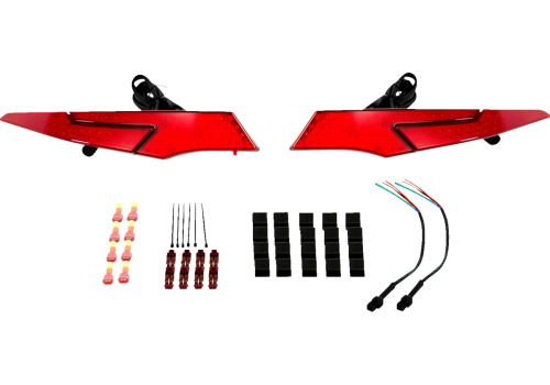 Show Chrome - Show Chrome Formfusion LED Trunk Lights - Red Lens - 41-265R
