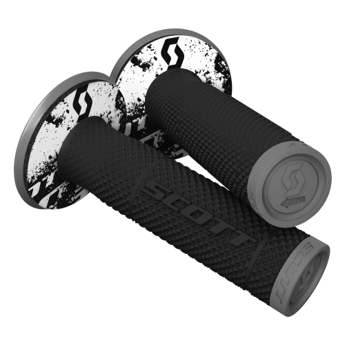 Scott USA - Scott USA SX II MX Grips - Tattoo 2 - Black/Gray - 219624-1001