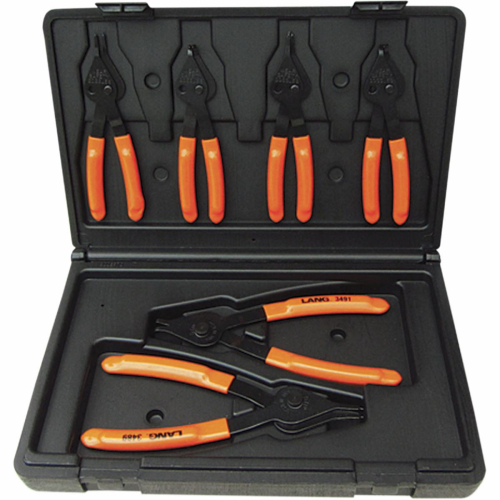 Lang Tools - Lang Tools 6-Piece Snap Ring Plier Set - 3497