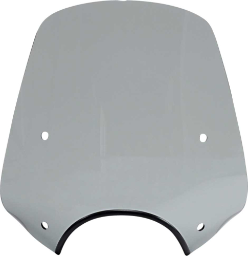 Memphis Shades - Memphis Shades Pop Top Sportshield Windshield (9in. Cutout) - Black Smoke - MEP55212