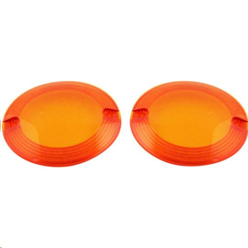 Custom Dynamics - Custom Dynamics Probeam Flat Turn Signal Lenses - Amber - PB-F-LENS-AMBER
