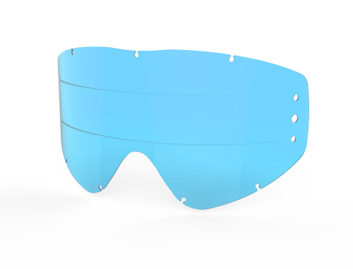 EKS Brand - EKS Brand Zip Off System Lens - Blue Tinted - 067-40280