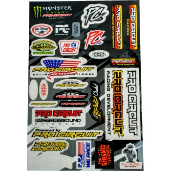 Pro Circuit - Pro Circuit Retro Fender Sticker - DC22DLX