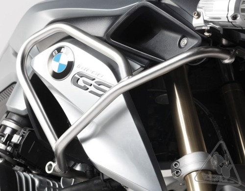 SW-MOTECH - SW-MOTECH Stainless Steel Crash Bars Upper Engine Guards for BMW R1200GS LC - SBL.07.788.10100