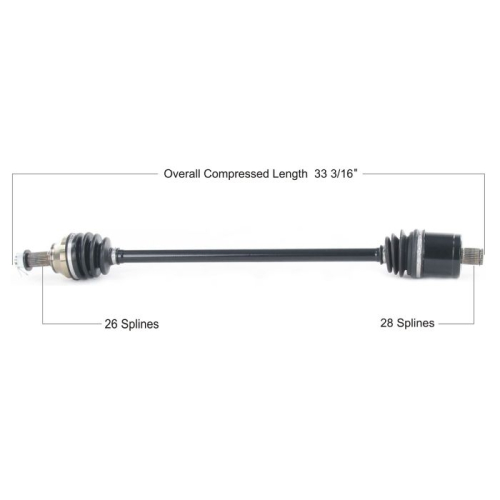 TYTANEUM - TYTANEUM OE Style CV Axle - POL-7083