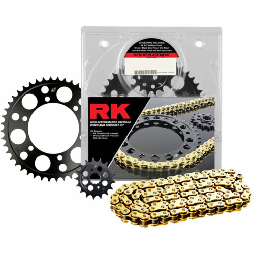 RK - RK OEM Replacement Chain and Sprocket Kit - Gold - 2068-060EG