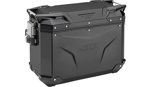 GIVI - GIVI Trekker Outback 48lit. Side Cases - Matte powdercoated black - Right - OBKE48BRA