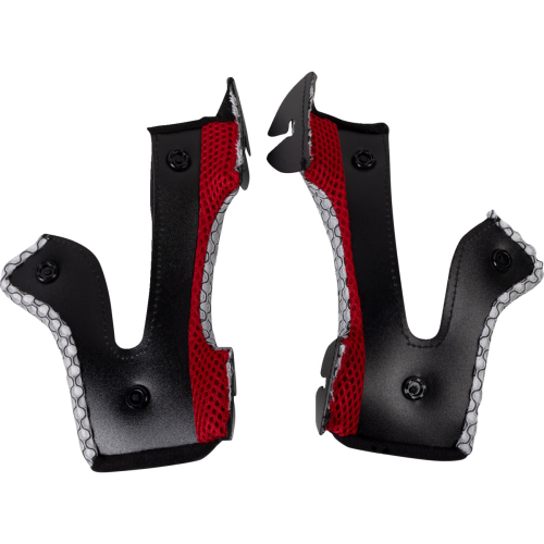 Moose Racing - Moose Racing Cheek Pads for F.I. Vaporwave Youth Helmets - Gray - Lg - 0134-3627