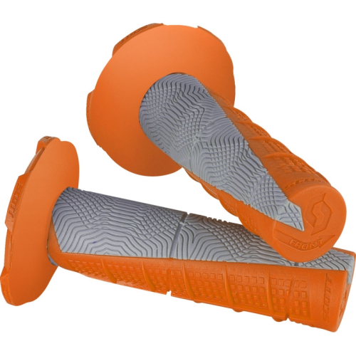 Scott USA - Scott USA Deuce MX Grips - Orange/Gray - 219627-1011