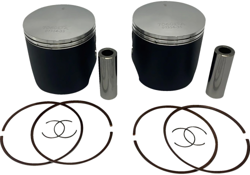 Wossner - Wossner Piston Kit - 81.86mm. - Hardcoat Anodized - 2 Stroke - K7079DA-2
