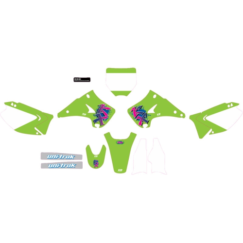 DCOR - DCOR Monster Energy Complete Graphics Kit - Black Background - 20-20-362