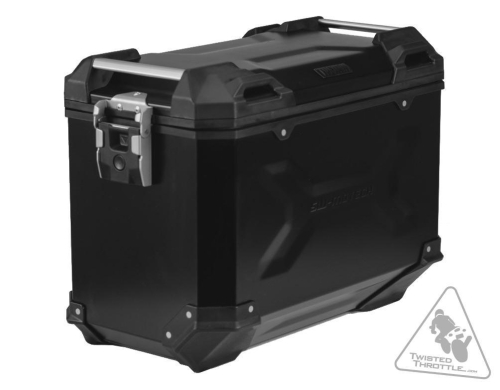 SW-MOTECH - SW-MOTECH Trax Adventure 45 Liter ALU-BOX Side Case - Left - Black - ALK.00.733.10000L/B