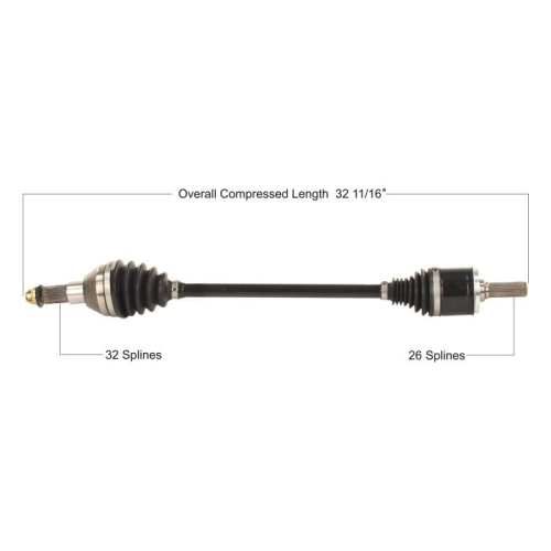 TYTANEUM - TYTANEUM OE Style CV Axle - KAW-7022