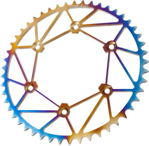Dirt Tricks - Dirt Tricks Lightweight Steel Rear Sprocket - 49T - Chromatic - YZ65-49-Z-C