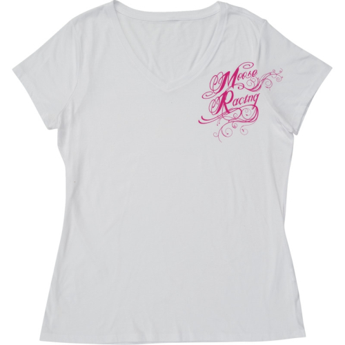 Moose Racing - Moose Racing Flourish Script Womens T-Shirt - 3031-4289