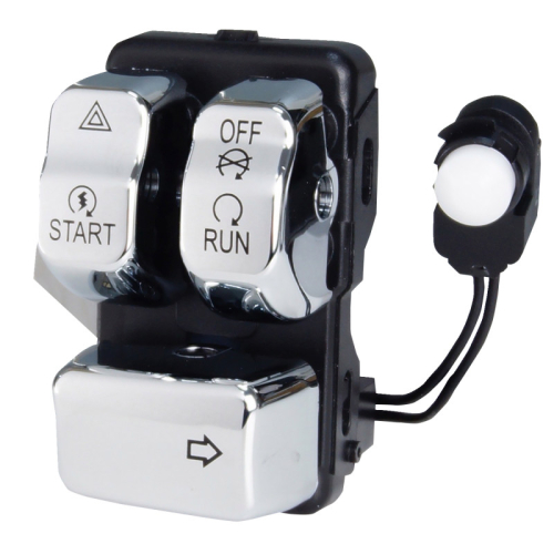 Drag Specialties - Drag Specialties Canbus Handlebear Switch - Right - Chrome - 0616-0384