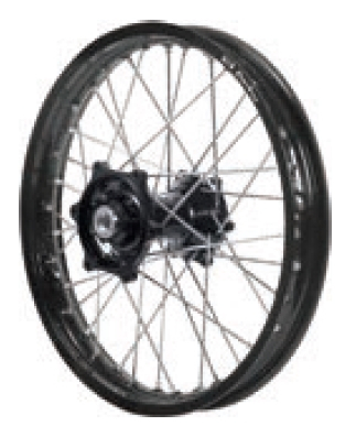 Dubya - Dubya MX Front Wheel with DID DirtStar Rim - 1.60x21 - Black Hub/Black Rim - 70-4172BB