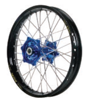 Dubya - Dubya MX Rear Wheel with Excel Rim - 2.15x18 - Blue Hub/Black Rim - 70-3120DB