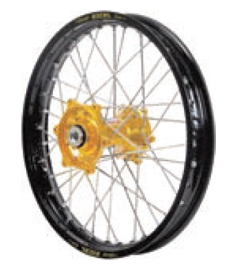 Dubya - Dubya MX Rear Wheel with Excel Rim - 2.15x18 - Gold Hub/Black Rim - 70-3061GB