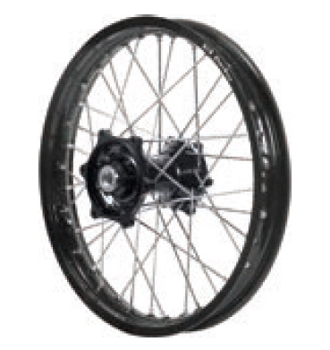 Dubya - Dubya MX Rear Wheel with Excel Rim - 2.15x19 - Black Hub/Black Rim - 70-3063BB