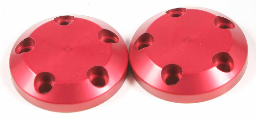 Shogun Motorsports - Shogun Motorsports Carbon S5 Fiber Frame Slider Replacement End Caps - Red - 710-0904