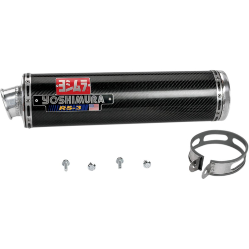 Yoshimura - Yoshimura RS-3 Street Series Bolt-On - Carbon Fiber Muffler - 1430452