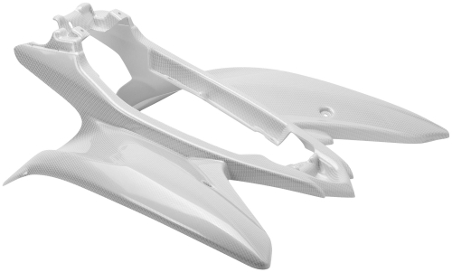 Maier Mfg - Maier Mfg Rear Fender - White Carbon Fiber - 11747-31