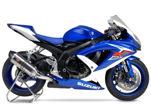 Yoshimura - Yoshimura R-77 Street Series Slip-On - Stainless Steel Muffler - Carbon Fiber End Cap - 1170205