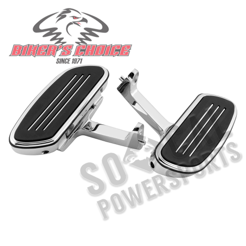 Bikers Choice - Bikers Choice Rear Floorboards - Chrome - 489943
