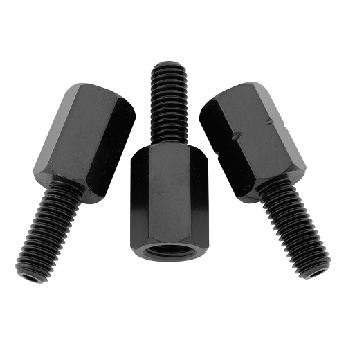 BikeMaster - BikeMaster Mirror Adapter - 10mm Female to 8mm Male - Black - 600297