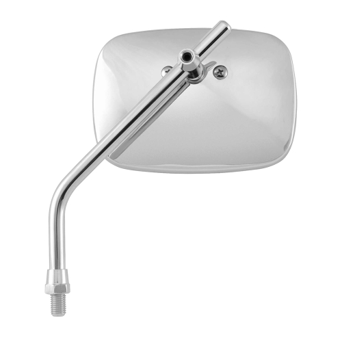 BikeMaster - BikeMaster Smooth Square Adjustable Mirror - 91-785