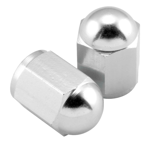 BikeMaster - BikeMaster Aluminum Valve Cap - Silver - FHM051S